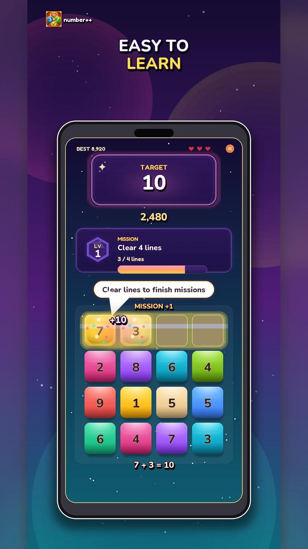 Number++ screenshot
